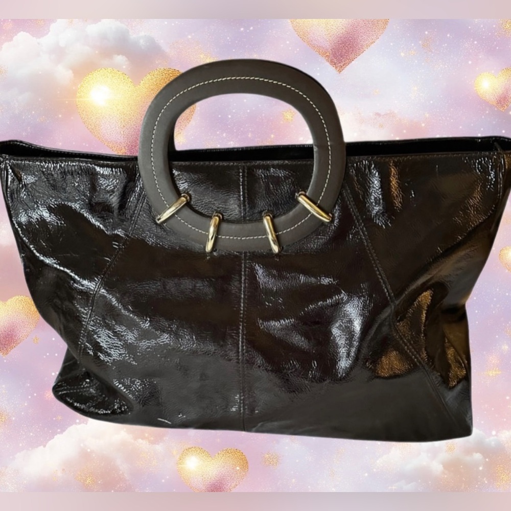 Kate Spade Vintage Black Patent Leather Fulham Tote